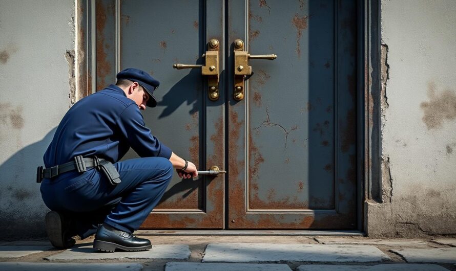 Les problèmes courants d’une porte de hall d’immeuble et l’intervention d’un serrurier