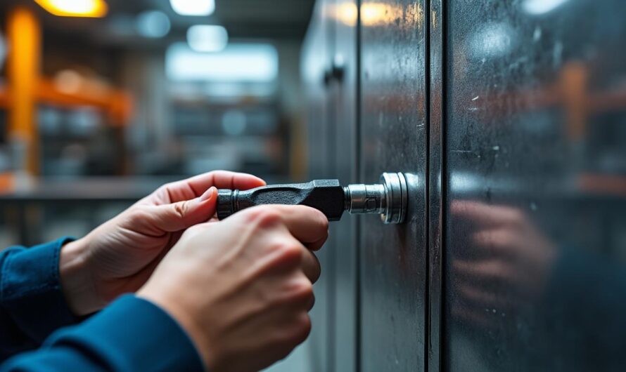 5 conseils pour installer une serrure pour armoire métallique efficacement