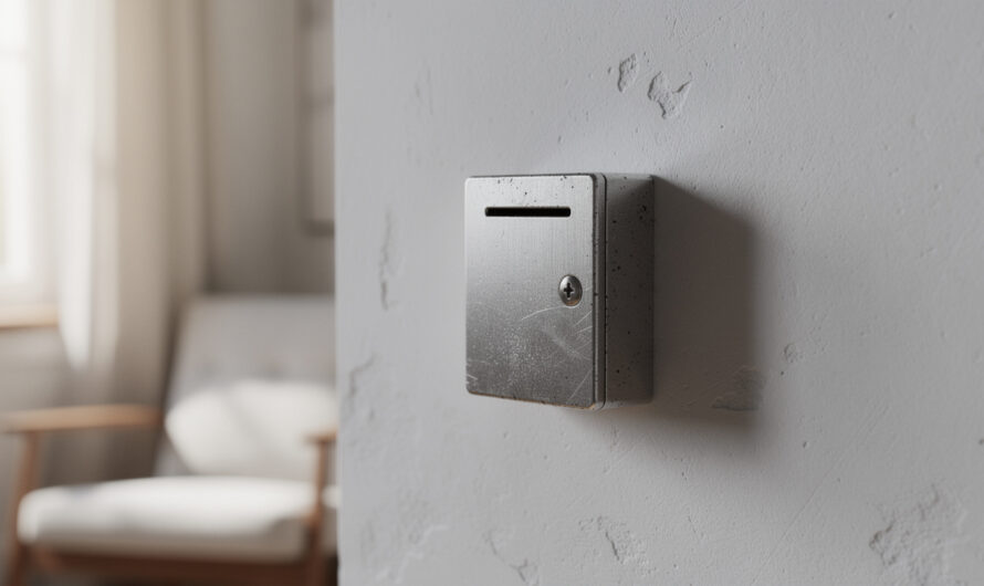 Optimisez votre espace avec un mini coffre mural pour clés efficace et discret