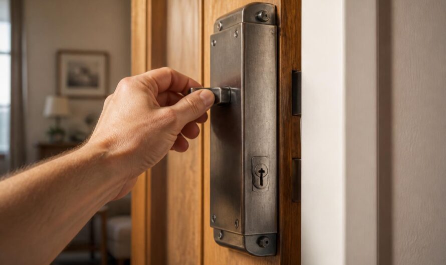 Comment choisir une serrure en applique verticale pour votre porte