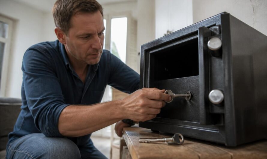 Comment installer un coffre-fort à clé double panneton chez vous